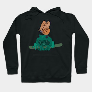 Frog and butterfly Hoodie